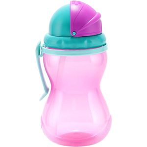 Canpol Babies | bidon met opvouwbare siliconen buis | 270 ml | 12m+ Roze