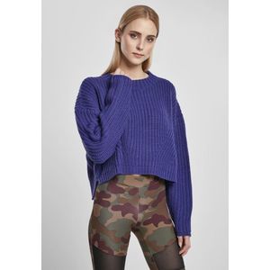 Urban Classics - Wide Oversize Sweater/trui - L - Blauw/Paars