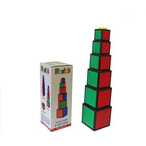 Rubik's Twisty stack & nest cubes - Stapelbare bouwblokken 6 delig