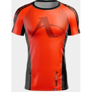 T-shirt Arawaza | Dry-Fit | Oranje / Zwart (Maat: XS)