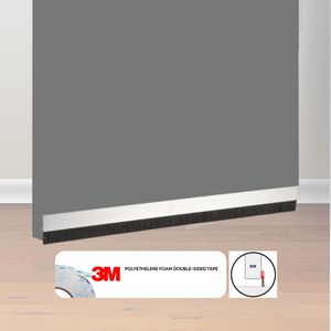 3M Tochtstrip - Borstel Voor Binnendeur - Wit - 100 cm