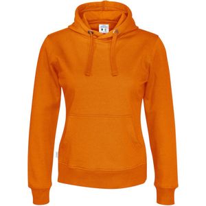 Cottover HOODIE LADY - GOTS GECERTIFICEERD 141001 - Oranje - XS