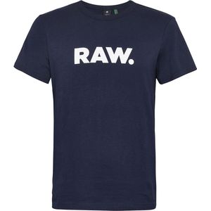 G-Star RAW T-shirt Holorn R T Ss D08512 8415 Sartho Blue Mannen Maat - L