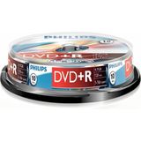 5 stuks Philips DR4S6B10F/17 Lege DVD 4,7 GB DVD+R