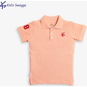 Comfort & Care Apparel | Kinder polo shirt | Peach | Maat 128