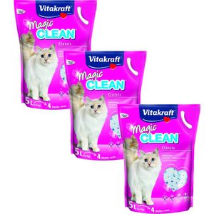 Vitakraft Magic Clean Kattenbakvulling - 3 x 5 l