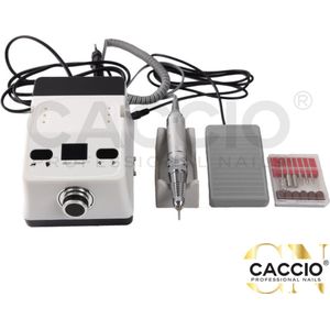 CACCIO NAILS - Elektrische Nagelvijl Set - 65 Watt - 35000 RPM - Inclusief 6 Bitjes - Manicure en Pedicure