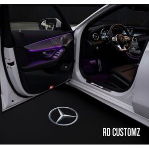 RD Customz® Deurverlichting LED – Plug & Play – Geschikt voor Mercedes (A-Klasse, B-Klasse, C-Klasse, E-Klasse, M-Klasse, GLA, GLC, GLS, GLE, G-Klasse) – Set van 2