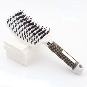 Scoby - Haarborstel - Haar borstel - Anti Klit - Brush - Hairbrush - Haarstyling - Wit