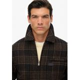 Superdry Tussenjas  roestbruin / donkerbruin / kaki