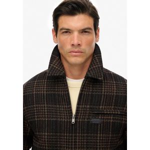 Superdry Tussenjas  roestbruin / donkerbruin / kaki