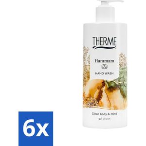 Therme - Hammam - Handzeep - Hydraterend - Verzorgend - 300ml - Voordeelverpakking - 6 stuks