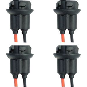 Set van 4 Lamphouders voor W3W, W5W, T10, en 194 - Geschikt voor Auto's, Motoren, en Meer