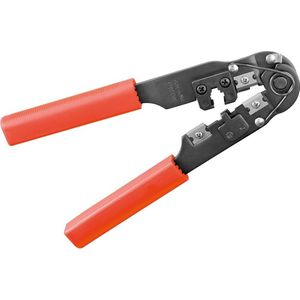 Krimptang voor RJ12 en RJ11 connectoren - metaal / rood/zwart