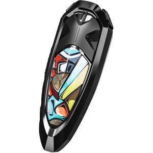 Motorfiets Intercom - Headsets - Voor 10 ruiters - 1 stuk - 2000M - Handsfree - Communicator - Interphone - Motorhelm - Bluetooth 5.0