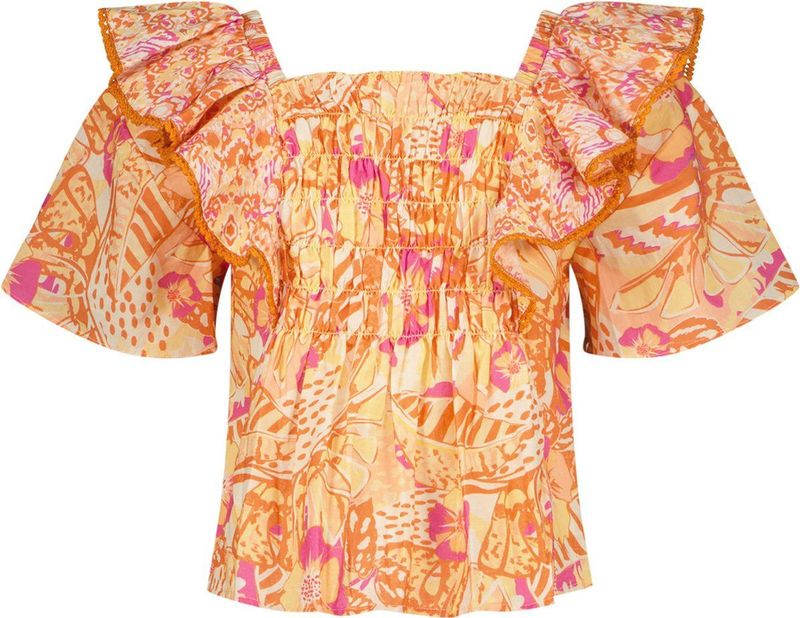 Vingino Top Lorance Meisjes T-shirt - Sunset coral6