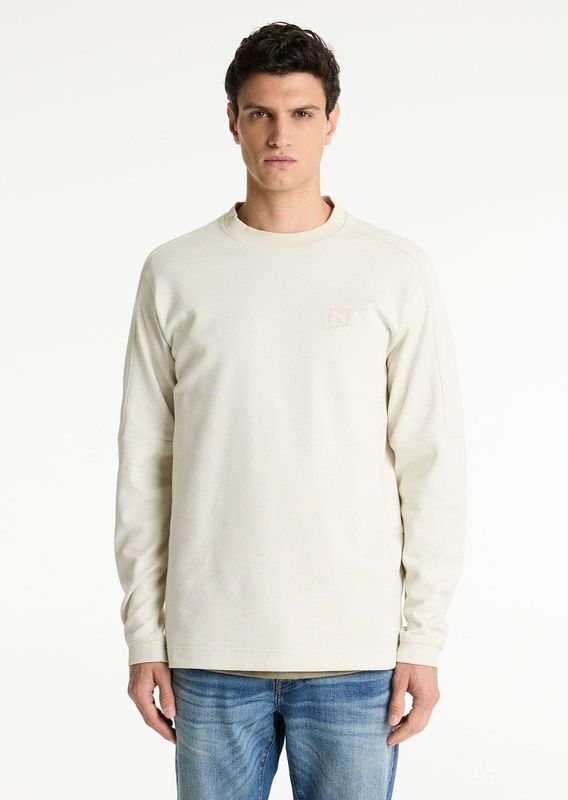 CHASIN' - Dax - Sweater - Beige - Regular Fit