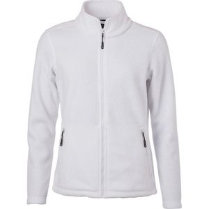 James and Nicholson Dames/dames Fleece Jasje (Wit)