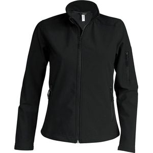 Kariban Dames/dames Soft Shell-jas (Zwart)