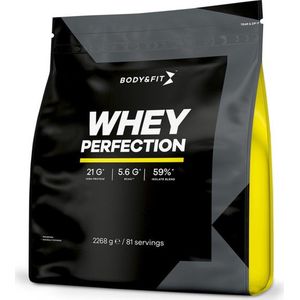 Body & Fit Whey Perfection - Proteine Poeder / Whey Protein - Eiwitshake - 2268 gram (81 shakes) - Crème Brulee