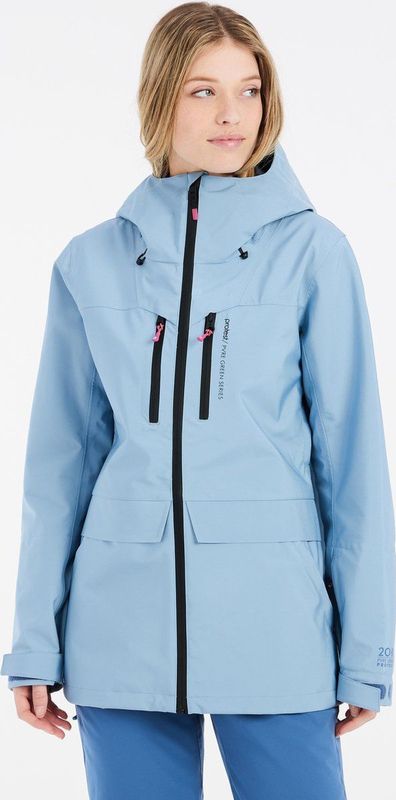 Protest Prtmoose – Skijas Dames – Waterafstotende afwerking – Winterjas – Waterkolom 20K – Jeanjacketblue