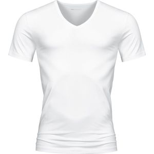 Mey Dry Cotton T-shirt (1-pack) - heren T-shirt V-hals - wit - Maat: 4XL