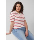 s.Oliver - T-Shirt - Cropped - Katoen