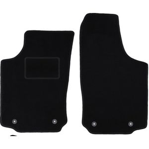 Zwarte veloursmatten voor: Opel Tigra B TwinTop, cabrio (2003-2008)