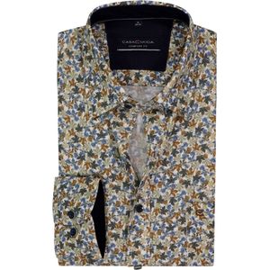 CASA MODA - Sport Comfort Fit - Overhemd - Wit - Popeline - Strijkvriendelijk