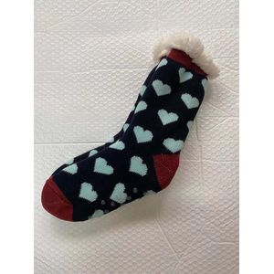 wintersok met fleece voering en anti-slip - sinterklaas - kerst