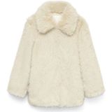 Vmgloria - Jas - Synthetisch Bont - Lange Mouwen - Gespreide Kraag