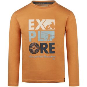Koko Noko - Longsleeve T-shirt - Camel - Jongens