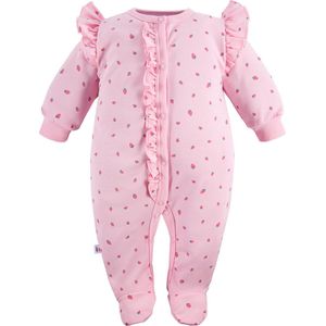 Eevi - Boxpakje/Slaappakje/Pyjama/Onesie - Kleine aardbeien - Maat 62 - 2 t/m 4 maanden