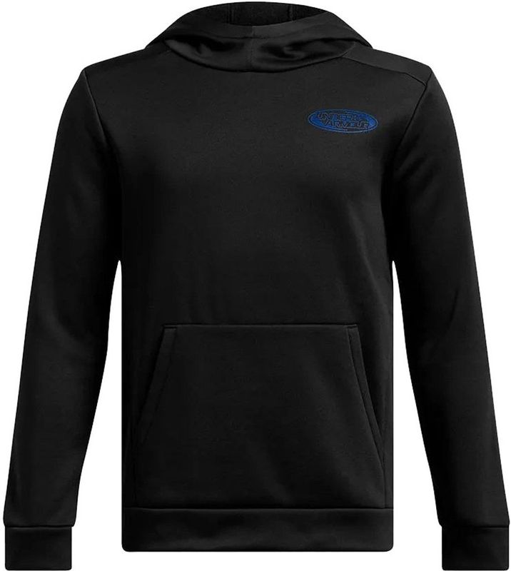 Under Armour Fleece Glitch Hoodie Zwart 10-12 Years Jongens