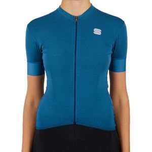 SPORTFUL OUTLET Monocrom Korte Mouwen Fietsshirt Dames - Blue Sea - S