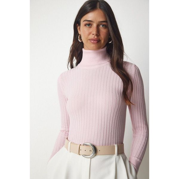Licht roze coltrui dames sales