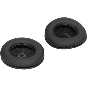 Allecto Plus - Hoofdtelefoon Oordopjes Kunstleer | Schuimvervangende Oorkussens | 85mm Ronde Oorkussens | Oorkussenvervanging L R-teken | Headset Onderdelen