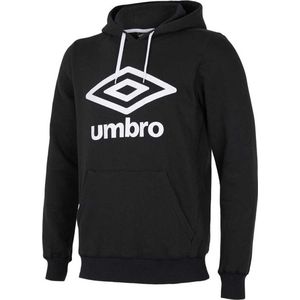 Umbro Large Logo Hoodie Met Halve Rits Zwart S Man