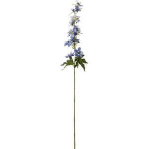 J-Line bloem Delphinium - kunststof - lichtblauw - 12 stuks