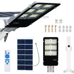 Behave Proffesionele Solar Wandlamp - Zonneenergie - Tuinverlichting Buiten - Buitenlamp - Tuinlamp - Bewegingsensor - Incl. Zonnepaneel - Zwart