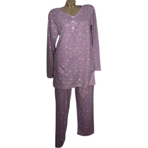 FINE WOMAN® Dames Pyjama 2315 M paars