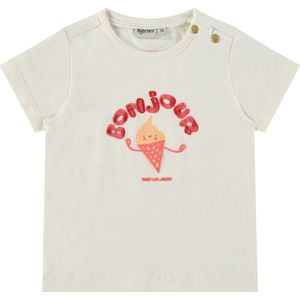 Babyface baby girls t-shirt short sleeve Meisjes T-shirt - ivory - Maat 68