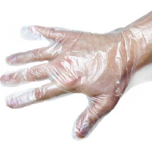 Wegwerp Handschoenen - Transparant - Voordeelverpakking - 200 Stuks - 24x30 cm