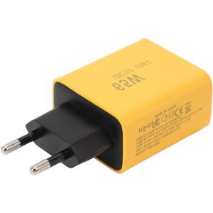 12V USB-C naar DC 5.5 x 2.5 mm converter, 90 graden plug naar USB-C bus PD-emulator triggeradapter voor camera, router, LED-licht (4 stuks).