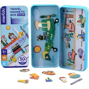 MIEREDU MierEdu - Magnetische Puzzeldoos - Vliegtuigen.