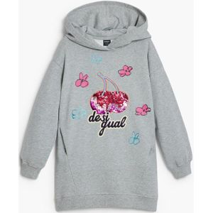 Desigual - Cherries - Sweat Jurk - Kersenprint