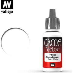 Vallejo 72001 Game Color - Dead White - Acryl - 18ml Verf flesje