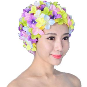Badmuts - Dames Badmut - Petal Fashion Dames Badkappe Comfortabel Handgemaakt - 3D Bloemen Design - 1 - Zwembad Strand