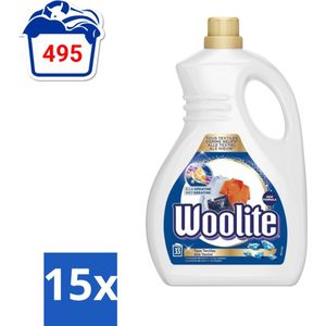 Woolite Textile - Vloeibaar Wasmiddel - Met Keratine - Textiel Was - 33 Wasbeurten - 2L - Bulkverpakking - 15 stuks