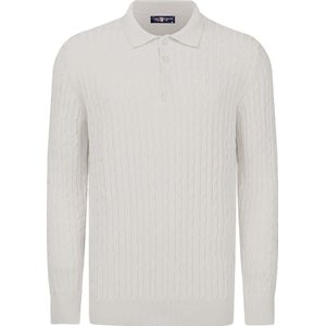Jimmy Sanders - Trui - Ecru - 100% Katoen - Heren